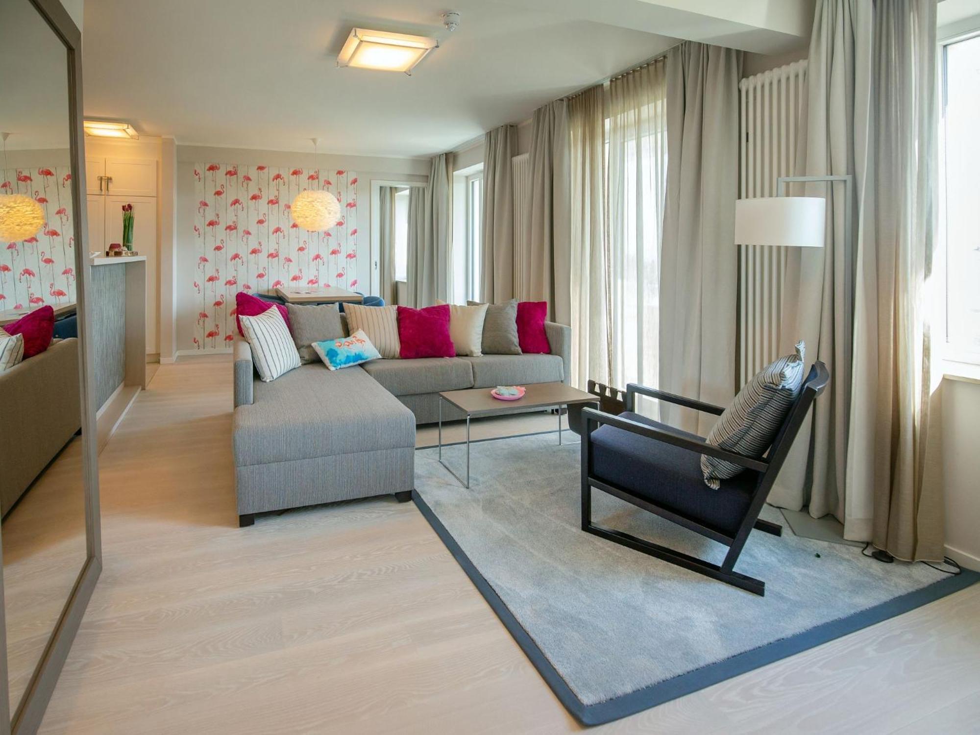 Duenenresidenz Prora - Ferienwohnung Mit Meerblick, 2 Schlafzimmern, Sauna Und Balkon Np-404 Binz Exterior foto